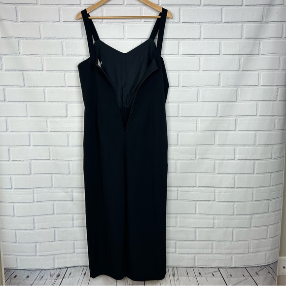 Everlane The Japanese GoWeave Slip Jumpsuit Black size 8 - Picture 8 of 9
